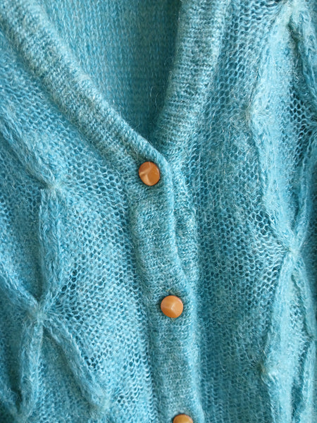 Chaqueta Vintage Turquesa