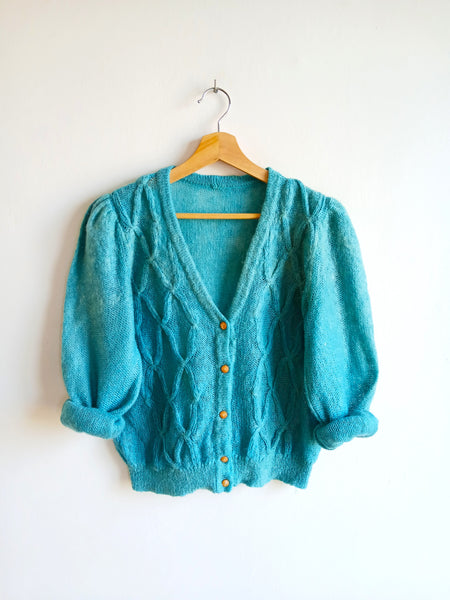Chaqueta Vintage Turquesa