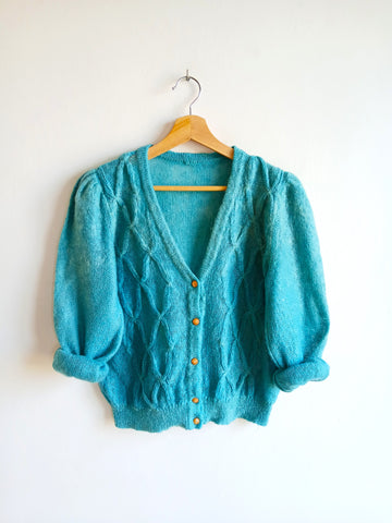 Chaqueta Vintage Turquesa
