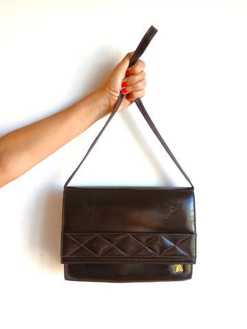 Bolso Vintage Marrón Oscuro