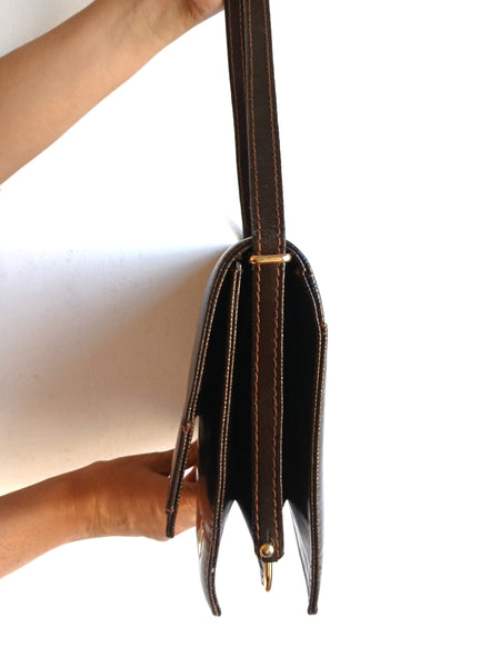 Bolso Vintage Marrón Oscuro