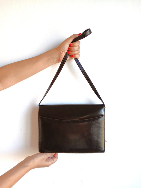 Bolso Vintage Marrón Oscuro