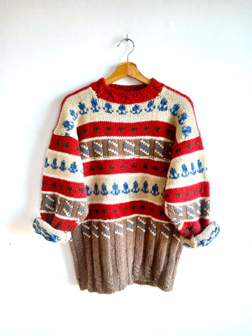 Jersey Vintage Hecho a Mano Lana Colores