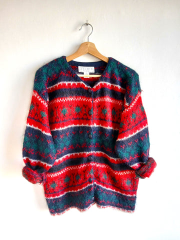 Chaqueta Vintage Multicolor Mohair