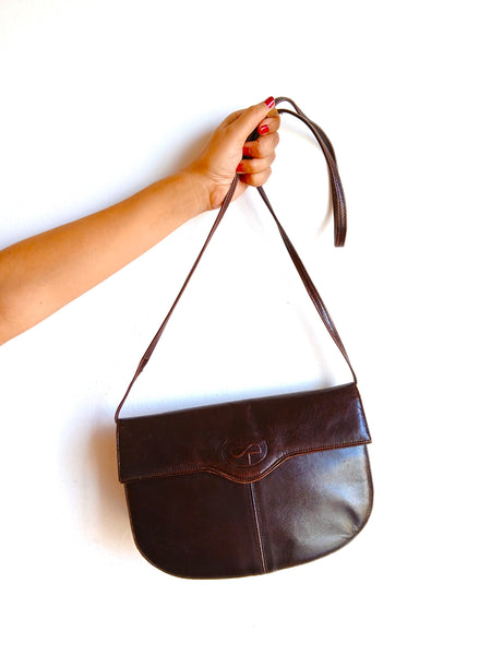 Bolso Vintage Marrón Oscuro