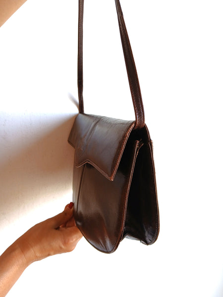 Bolso Vintage Marrón Oscuro
