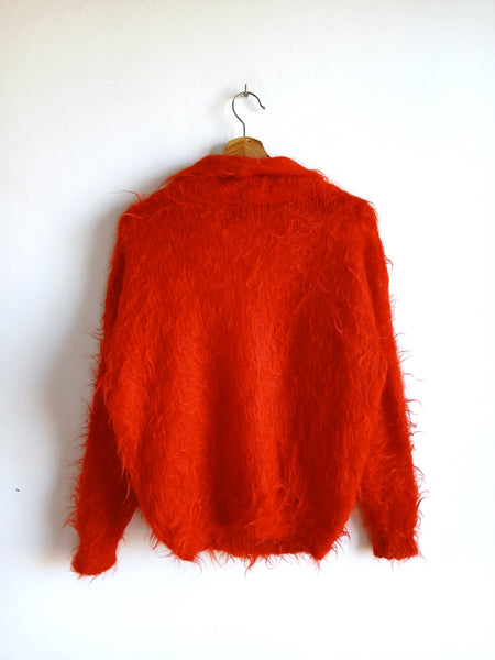 Chaqueta Vintage Roja 75% Mohair