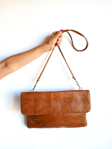 Bolso Vintage Piel Grabada