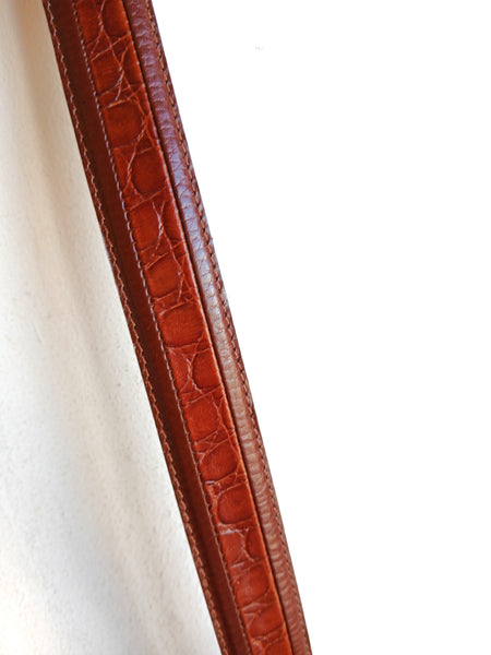 Cinturón Vintage Marrón y Dorado