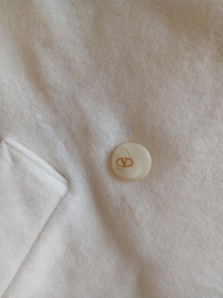 Abrigo Vintage Crema Oversized