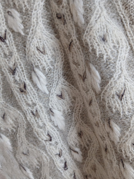 Chaqueta Vintage Flores Bordadas