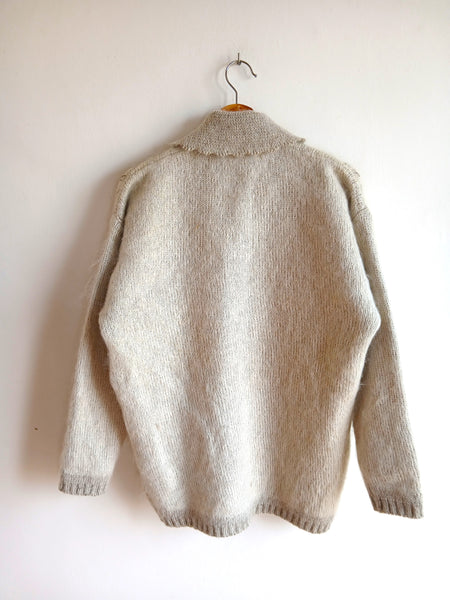 Chaqueta Vintage Flores Bordadas