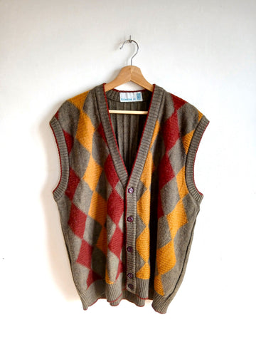 Chaleco Vintage Rombos