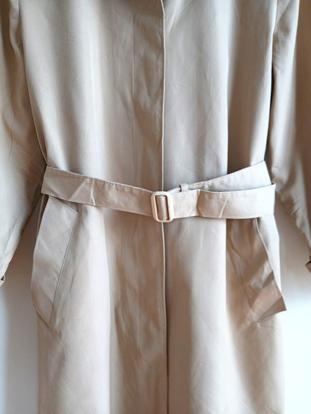 Gabardina Vintage London Fog Beige Cinturón