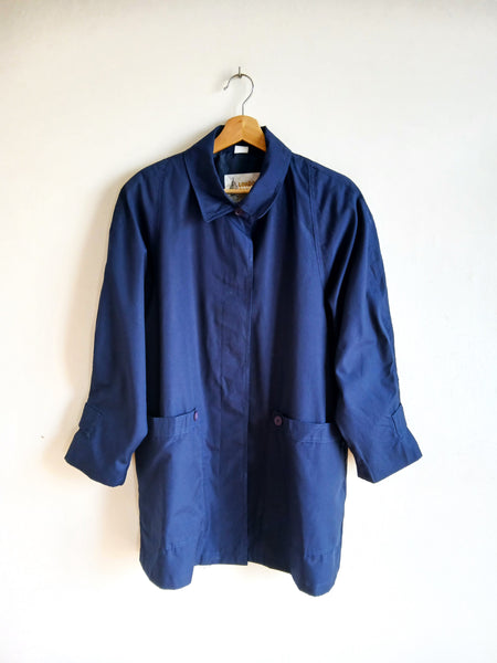 Gabardina Vintage London Fog Azul