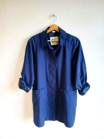 Gabardina Vintage London Fog Azul