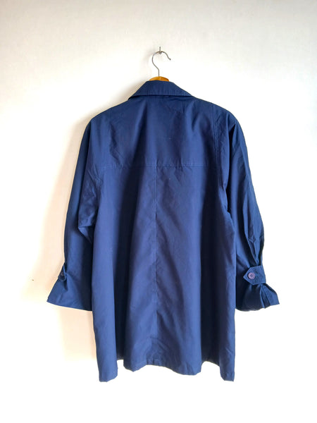 Gabardina Vintage London Fog Azul