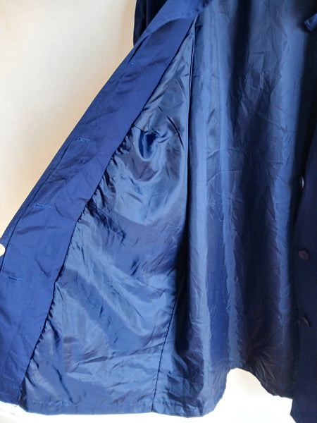 Gabardina Vintage London Fog Azul