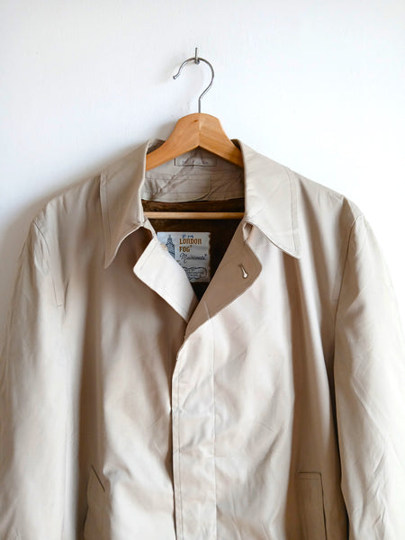 Gabardina Vintage London Fog Beige