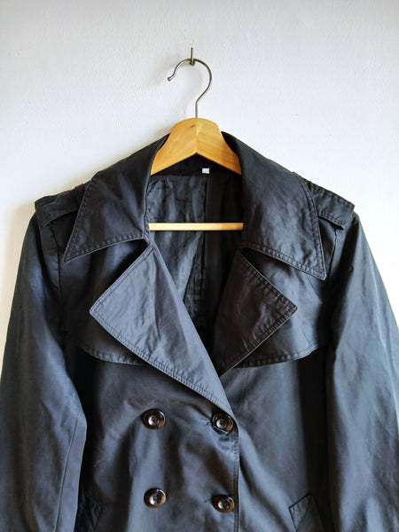 Gabardina Vintage Negra