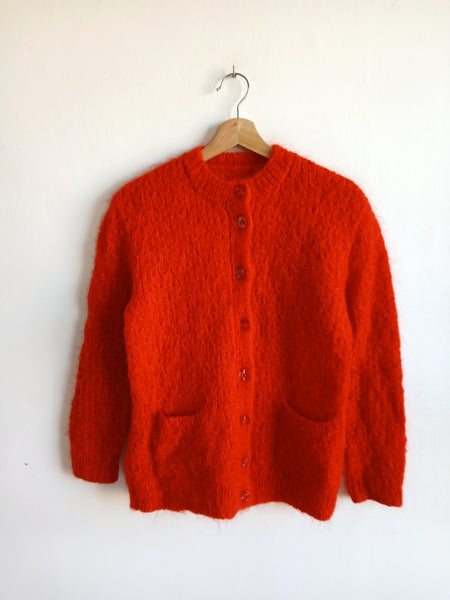 Chaqueta Vintage Roja Hecha a Mano