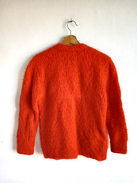 Chaqueta Vintage Roja Hecha a Mano