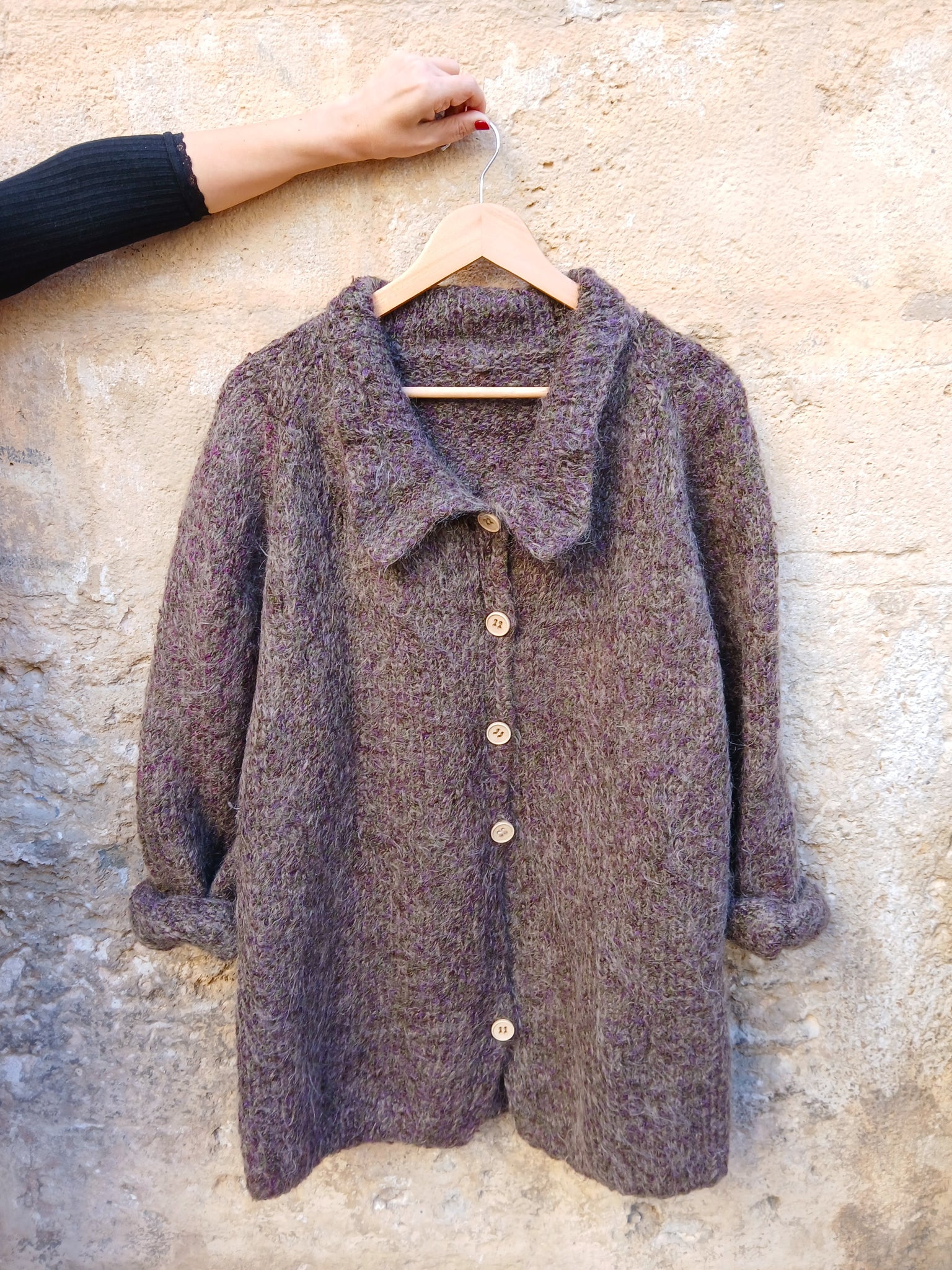 Chaqueta Vintage Handmade Lana