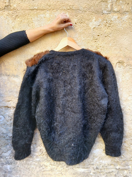 Chaqueta Vintage Handmade Leopardo