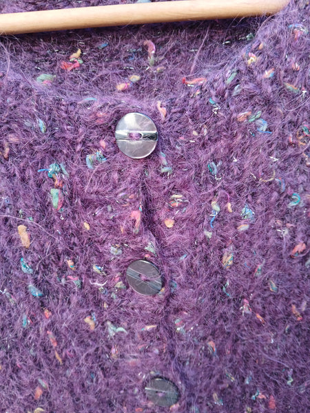 Chaqueta Vintage Handmade Morada