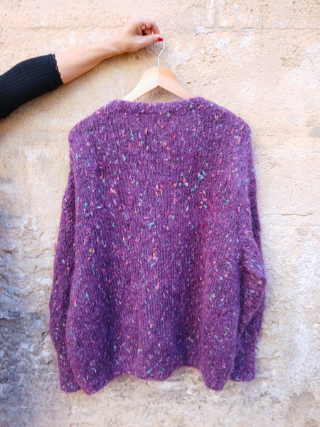 Chaqueta Vintage Handmade Morada