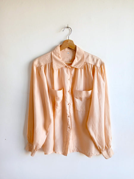 Camisa Vintage 100% Seda