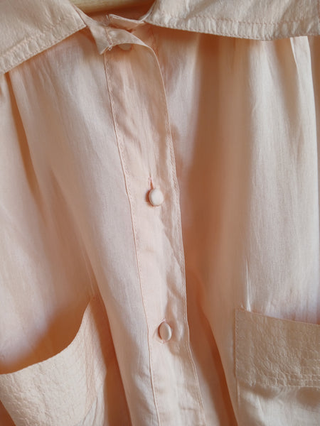 Camisa Vintage 100% Seda