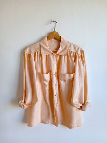 Camisa Vintage 100% Seda