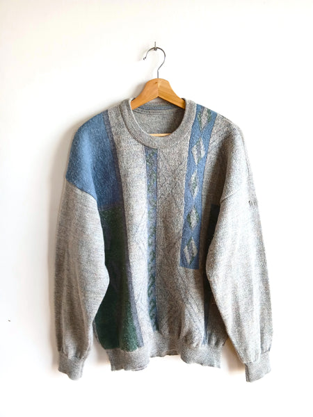 Jersey Vintage Gris y Azul