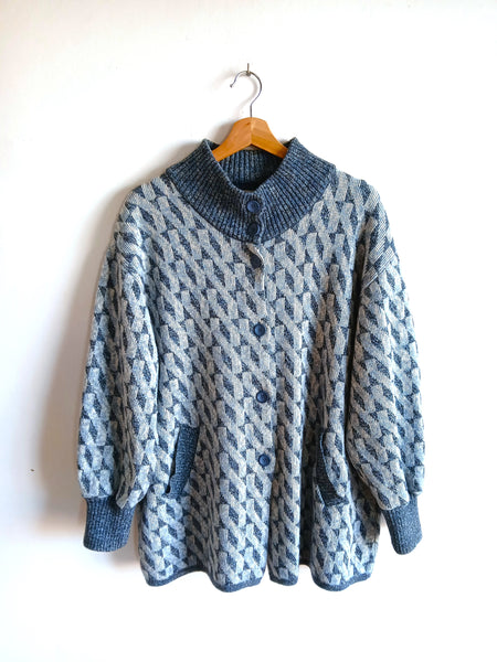 Chaqueta Vintage Geométrica Italy