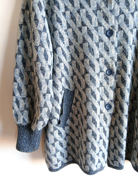 Chaqueta Vintage Geométrica Italy