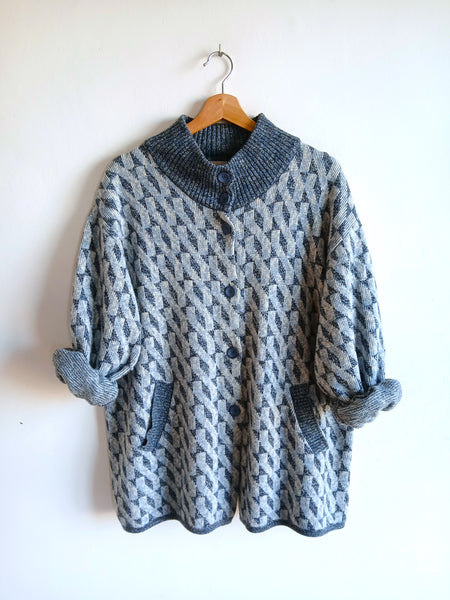 Chaqueta Vintage Geométrica Italy