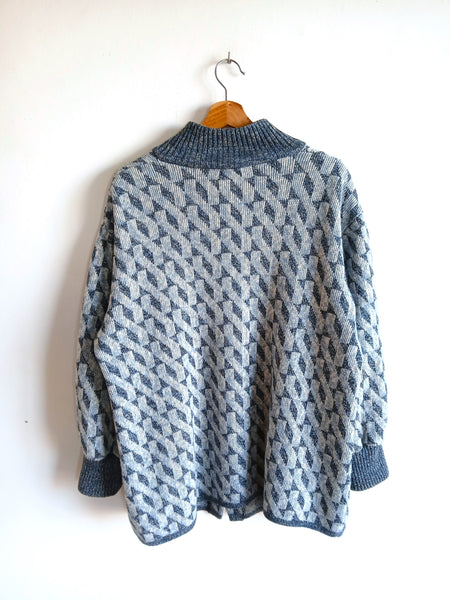 Chaqueta Vintage Geométrica Italy