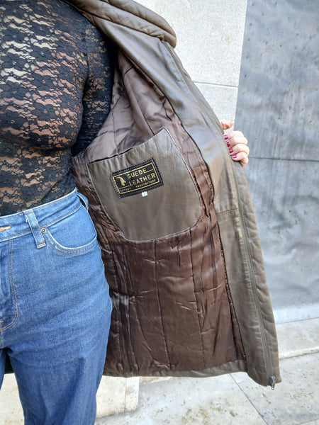 Chaqueta Vintage Suede leather Luxury Manufacture