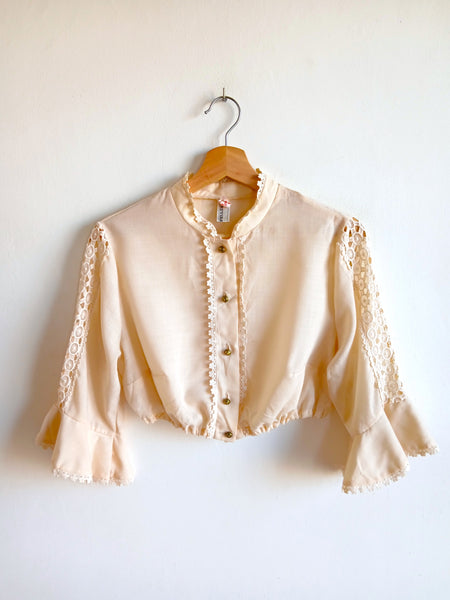 Camisa Vintage Kuhnen Dirndl Trevira