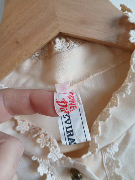 Camisa Vintage Kuhnen Dirndl Trevira