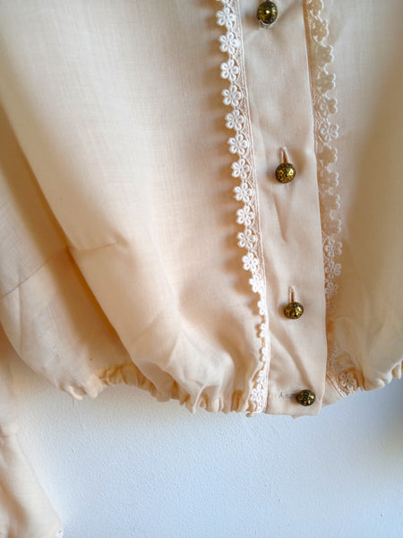 Camisa Vintage Kuhnen Dirndl Trevira