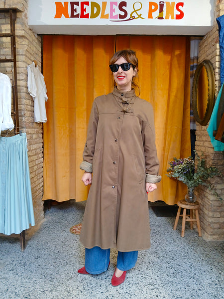 Gabardina Vintage Marroncita