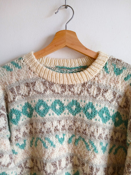 Jersey Vintage Hecho a Mano Cenefas