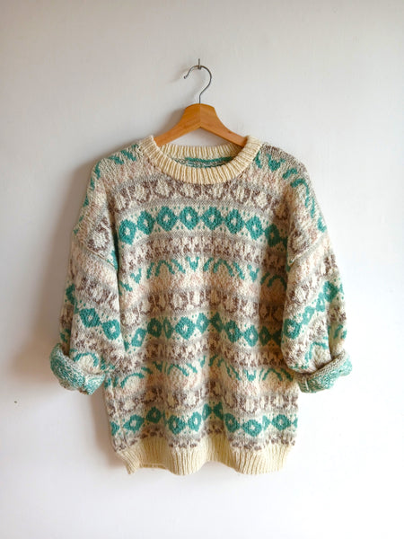 Jersey Vintage Hecho a Mano Cenefas