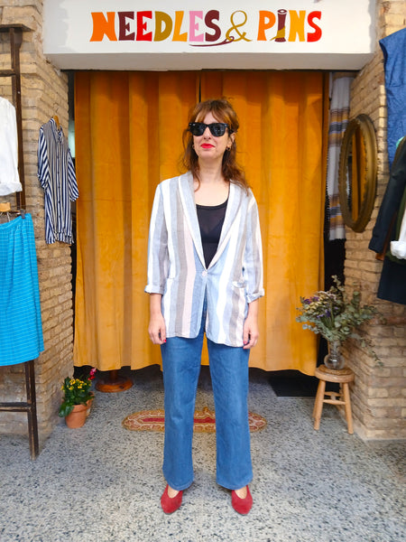 Blazer Vintage Rayas Made in Italy