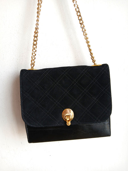 Bolso Vintage Cierre Dorado