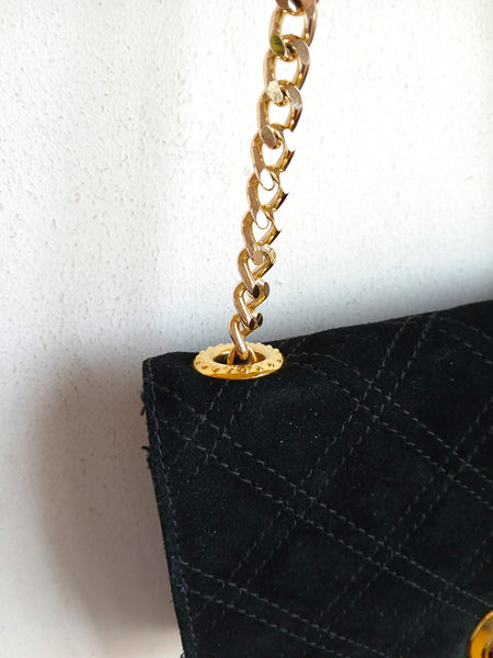 Bolso Vintage Cierre Dorado