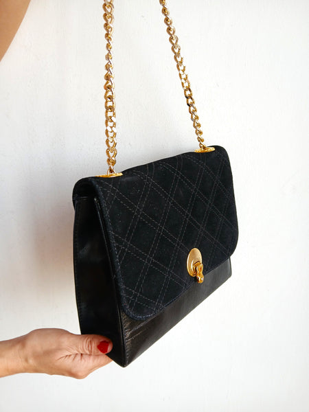 Bolso Vintage Cierre Dorado