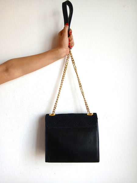 Bolso Vintage Cierre Dorado